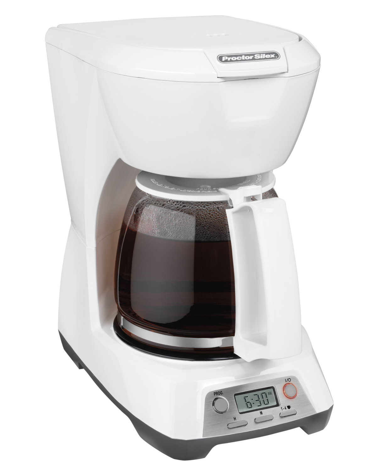 Cafetera de 12 tazas - Blanca/Programable