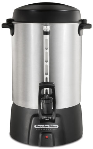 Urna para café de aluminio para 60 tazas