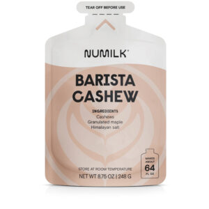 Numilk® Commercial Barista Cashew 64 oz Pouch, 12-Pack